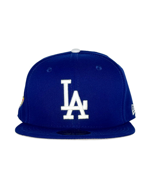 PREMIUM "LA" 59/50 FITTED HAT - BLUE