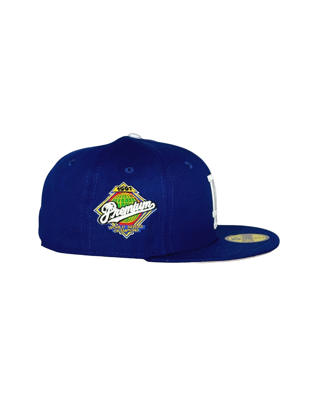 PREMIUM "LA" 59/50 FITTED HAT - BLUE