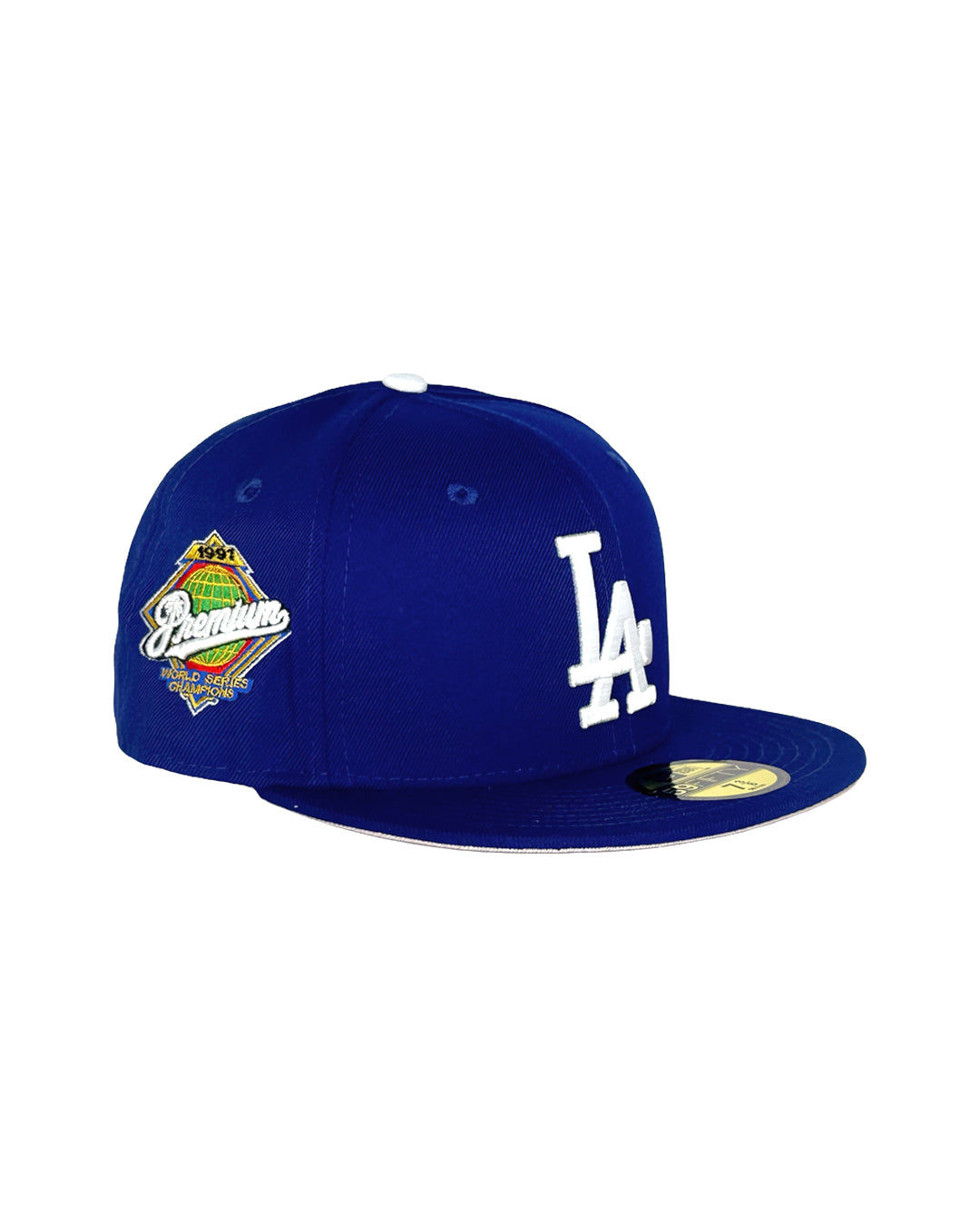 PREMIUM "LA" 59/50 FITTED HAT - BLUE